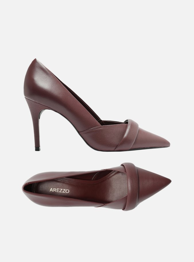 Scarpin Vermelho Bico Fino