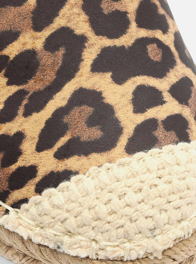 Espadrille Animal Print Rasteira