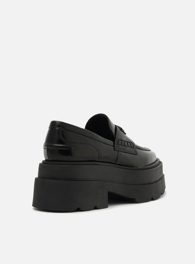 Mocassim Preto Plataforma Livia