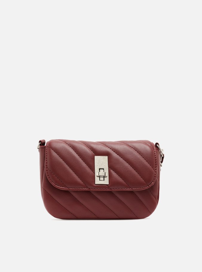 Bolsa Tiracolo Bordô Pequena Matelassê