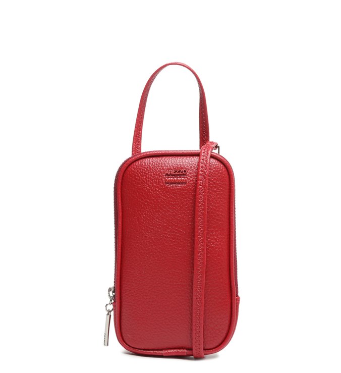 Bolsa Tiracolo Vermelha Valentina Pequena