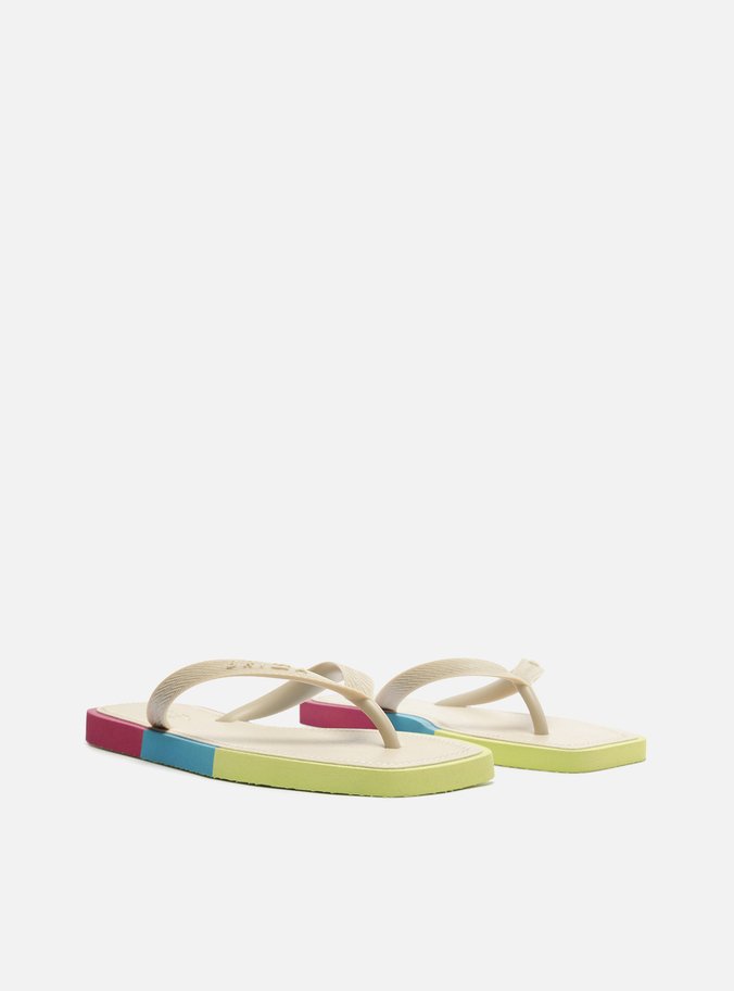 Chinelo de Dedo Multicolorido Color Square Brizza