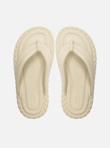 Sandália Branca Flatform Marrocos Bold