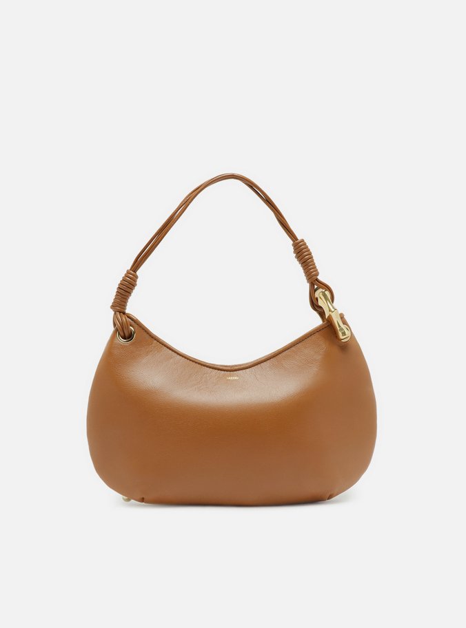 Bolsa Tiracolo Palha Natural Média Esferas