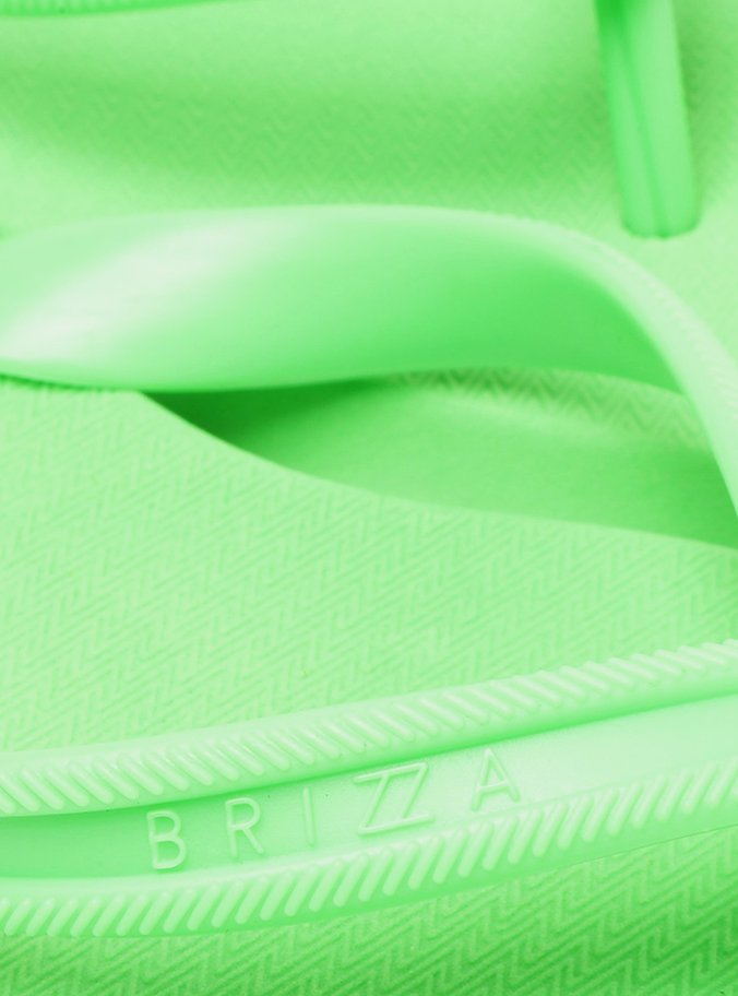 Chinelo de Dedo Verde Limão Brizza Injetado