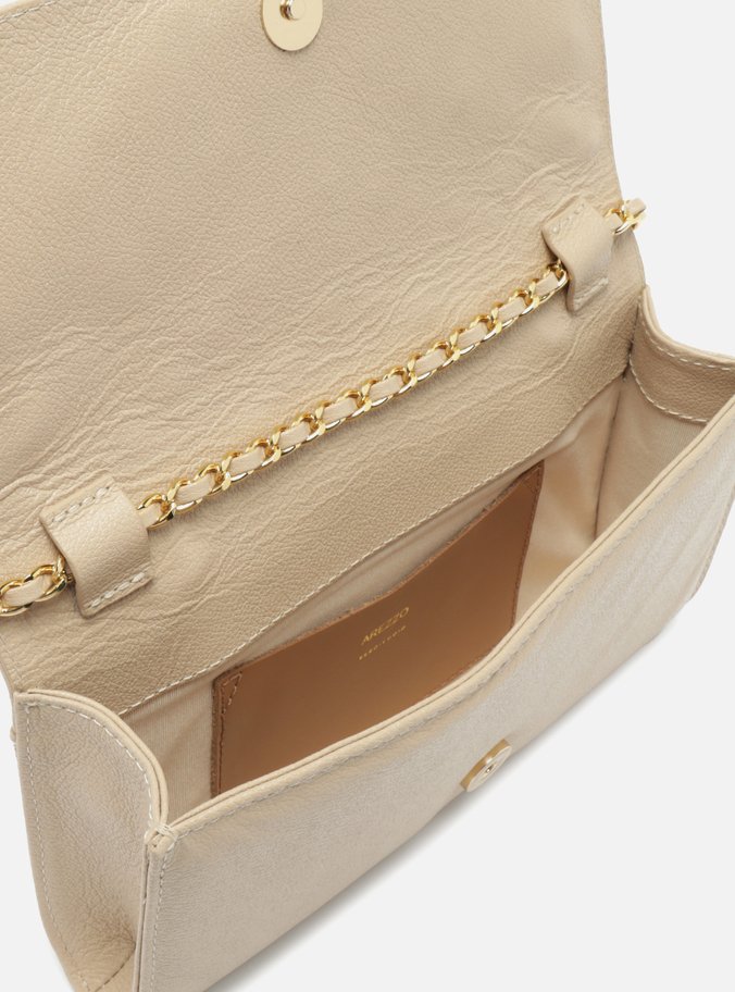 Bolsa Tiracolo Couro Nude Média