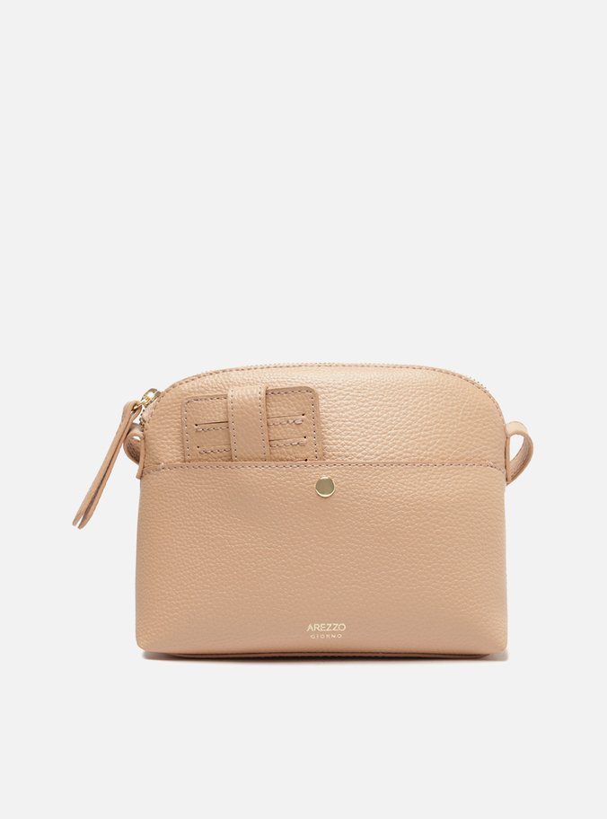 Bolsa Tiracolo Nude Pequena Porta-Cartões