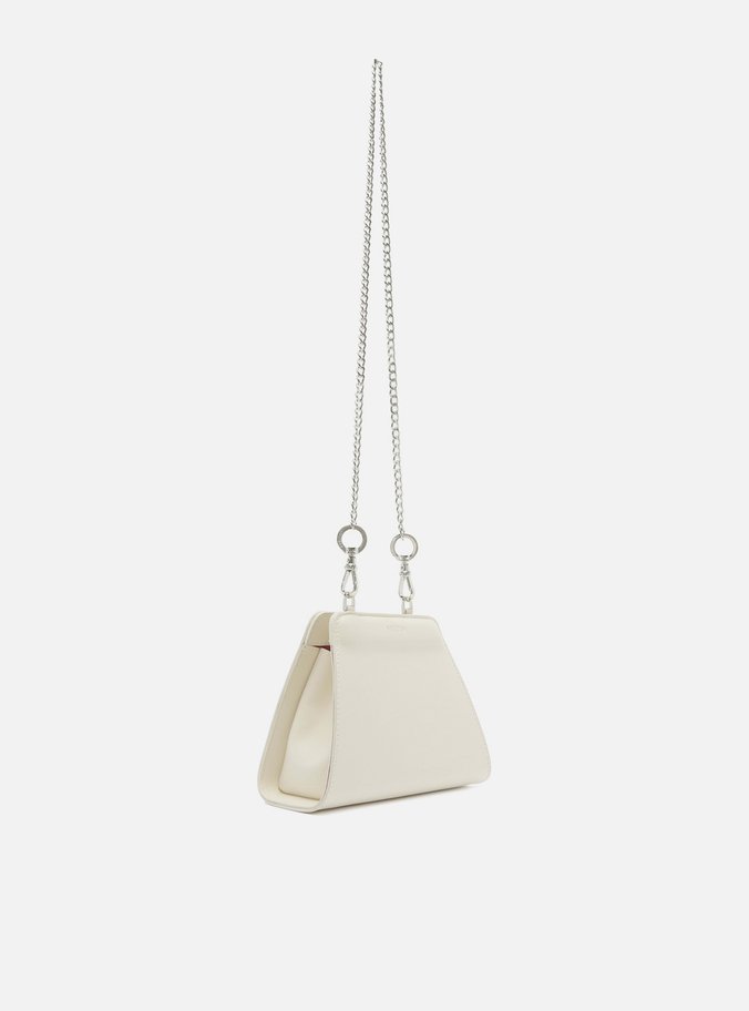 Bolsa Clutch Branca Pequena Botão