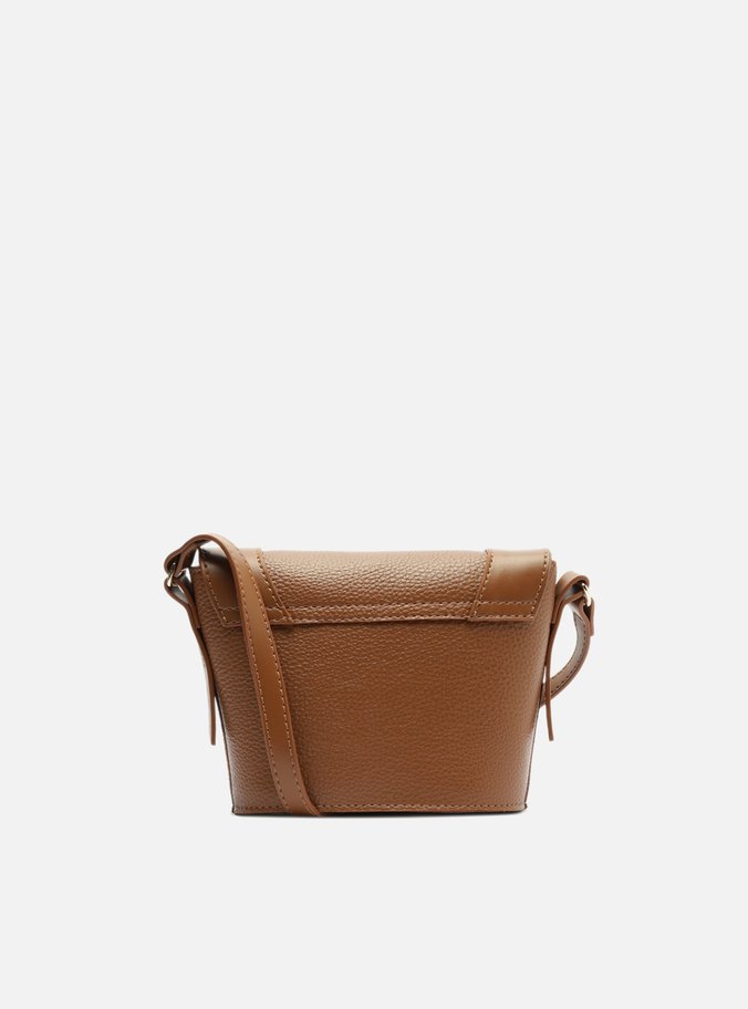 Bolsa Tiracolo Marrom Pequena Bag Charm