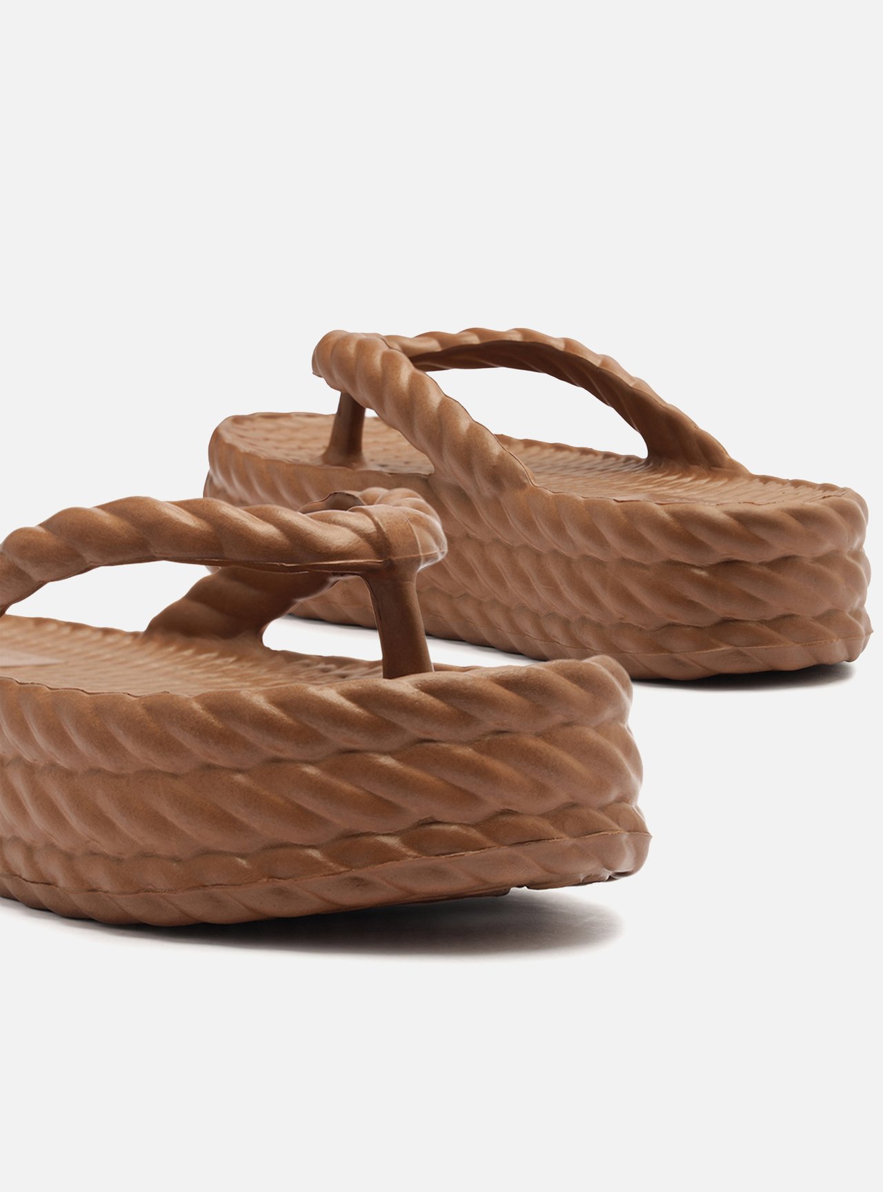 Sandália Marrom Flatform Marrocos Mid — foto 4