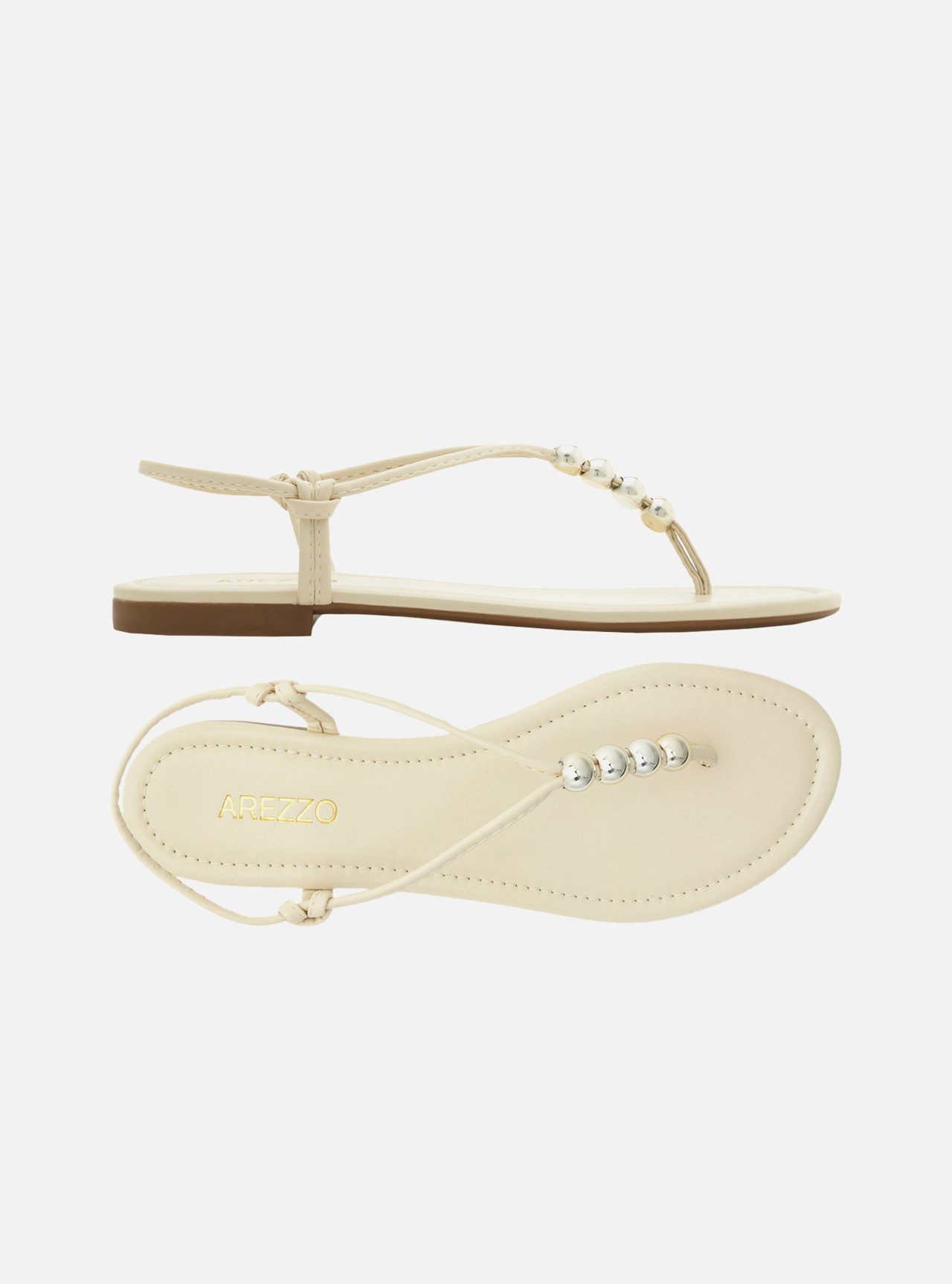 Sandália Rasteira Off-White Slim Light Citrus — foto 5