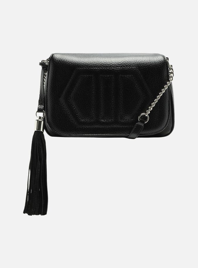 Bolsa Tiracolo Preta Verona Pequena Corrente