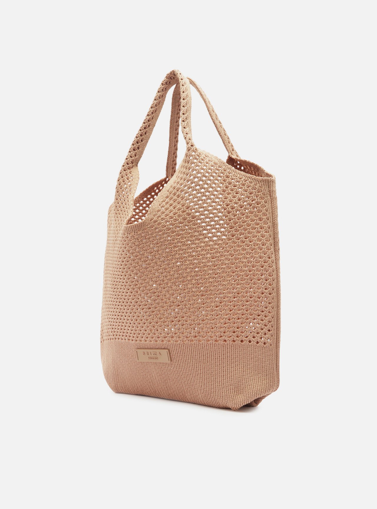 Bolsa Shopping Marrom Crochê Paulina Grande — foto 2