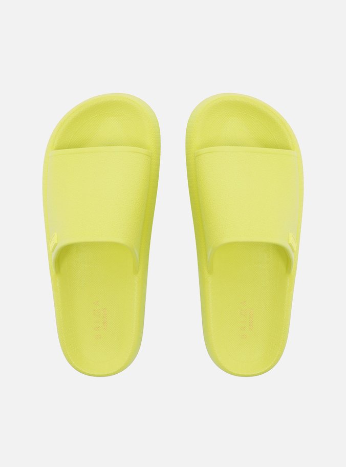 Chinelo Slide Amarelo Brizza