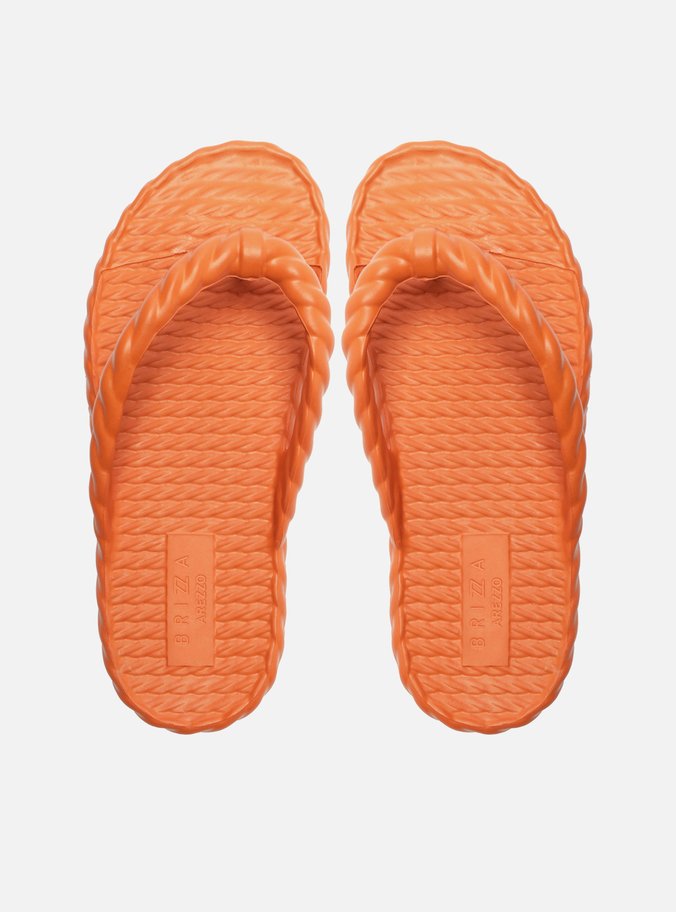 Sandália Laranja Flatform Marrocos Mid