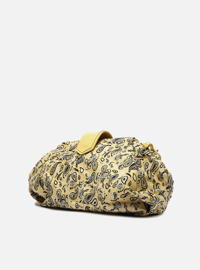 Bolsa Tiracolo Amarela Paisley Grande Livia