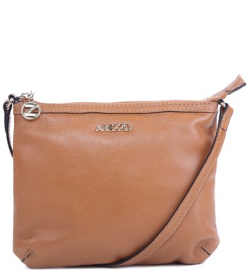 Bolsa Pequena Zíper Tan