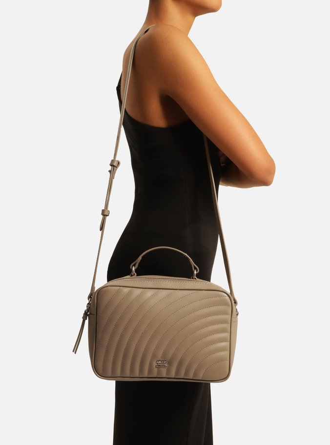 Bolsa Tiracolo Cinza Elisa Média