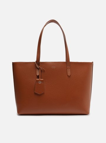 Bolsa Shopping Marrom Manu Grande