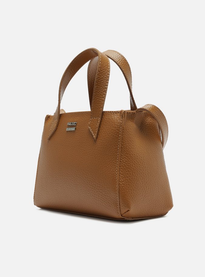 Bolsa Marrom Tote Pequena
