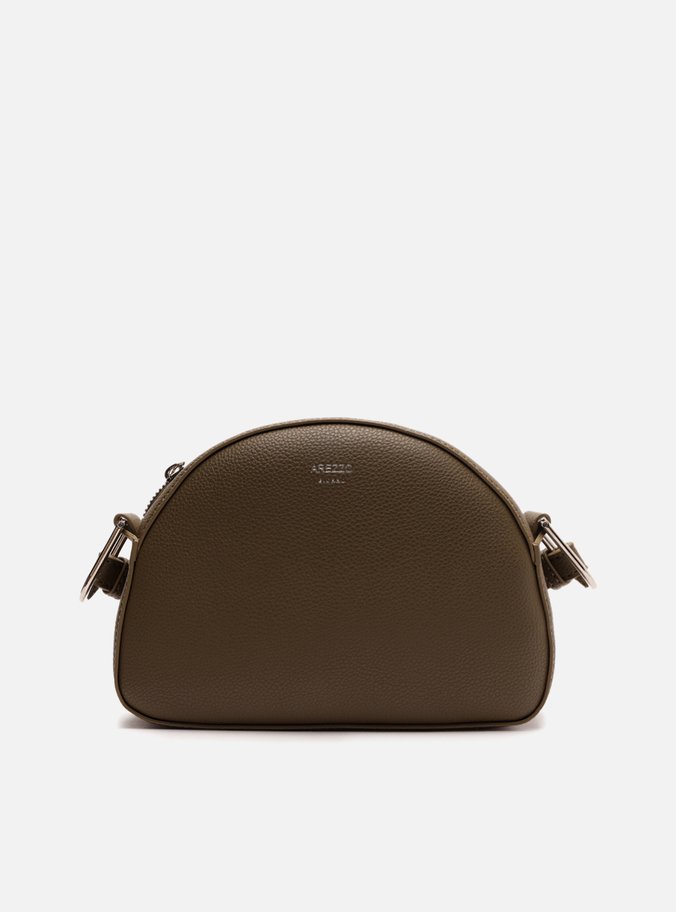 Bolsa Tiracolo Verde Pequena Arredondada