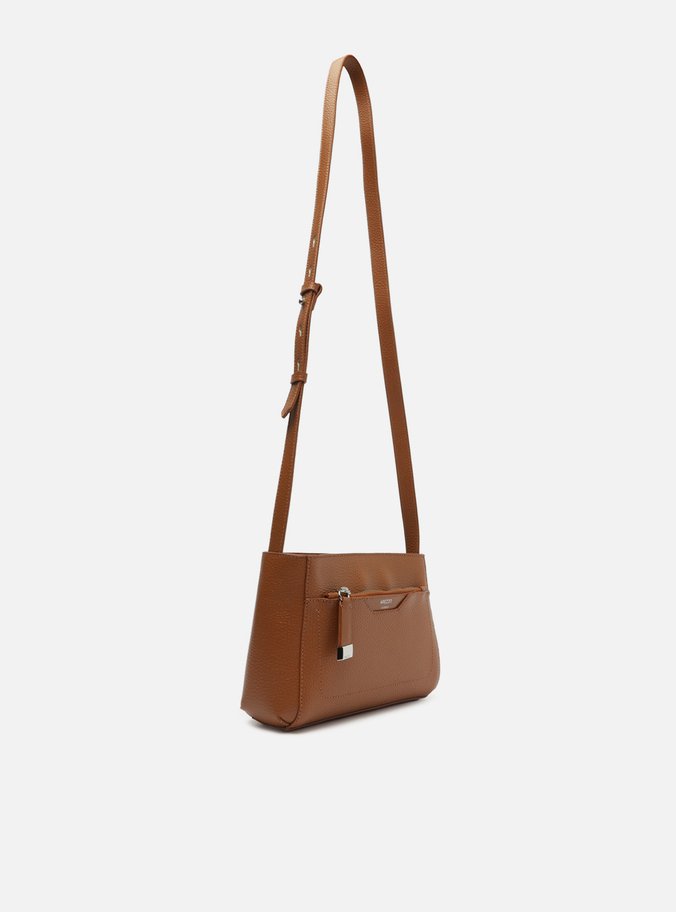 Bolsa Tiracolo Marrom Caramel Emilly Pequena