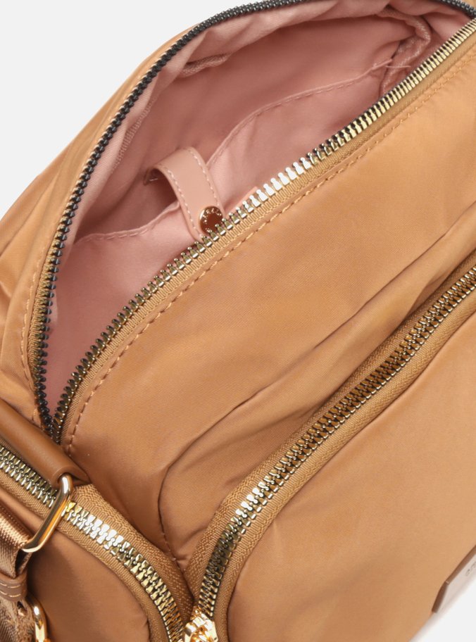 Bolsa Nylon Tiracolo Média Marrom
