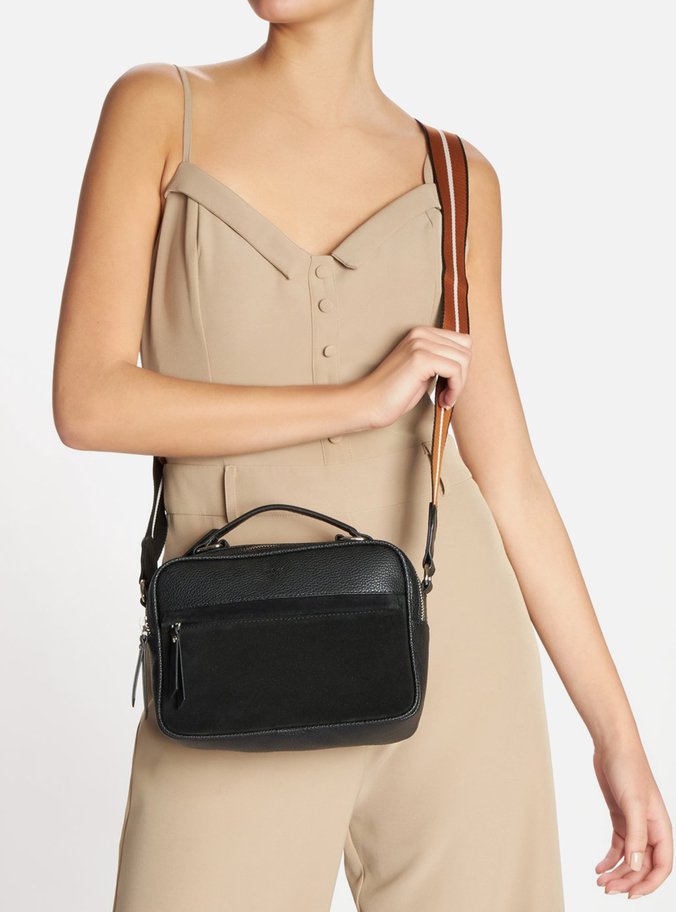 Bolsa Tiracolo Prione Média Preta