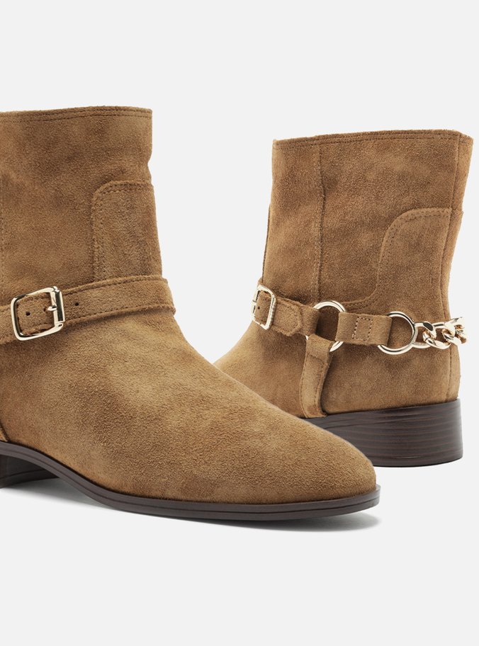 Bota Cano Curto Marrom