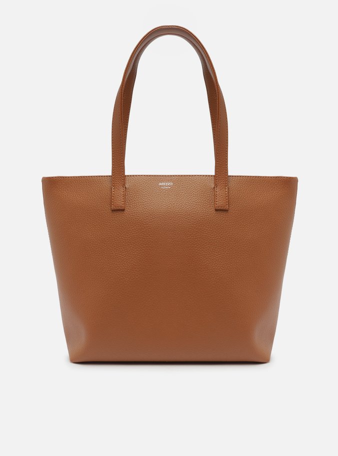 Bolsa Shopping Marrom Caramel Mercato Grande