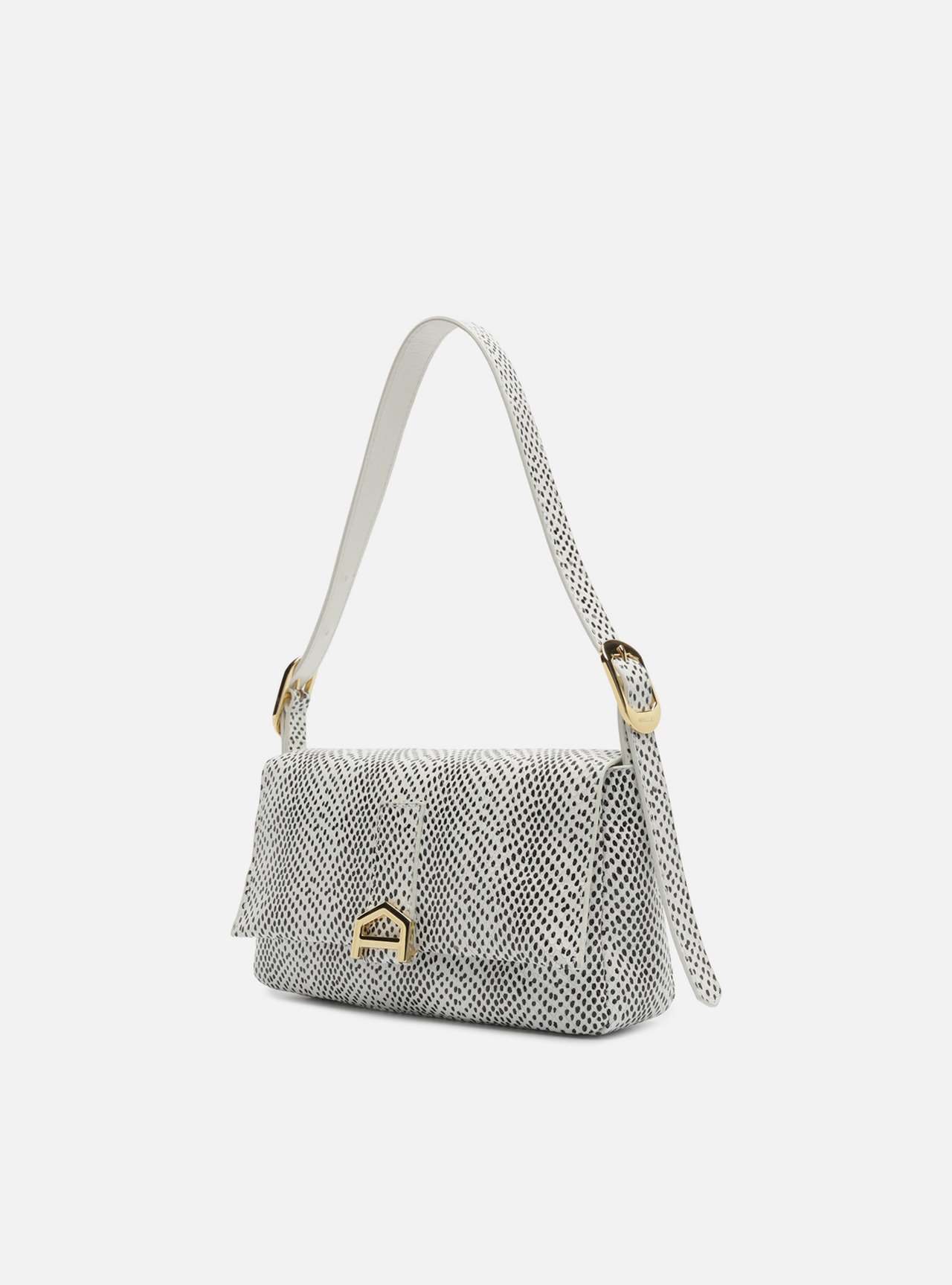 Bolsa Tiracolo Animal Print Couro Média Metais — foto 2