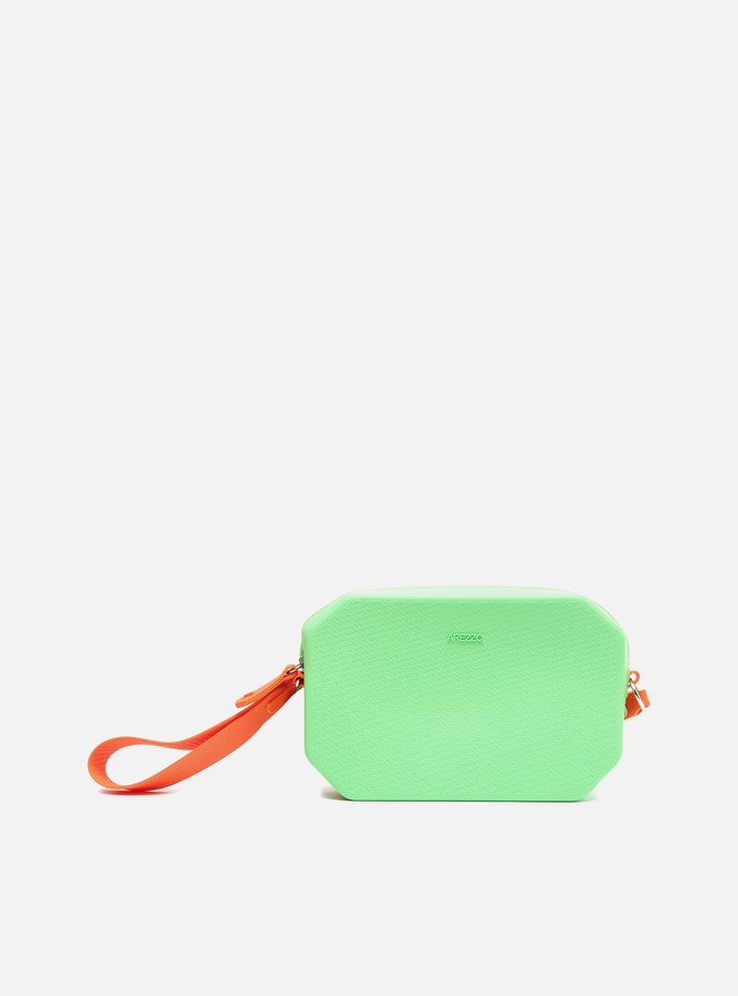 Pouch Verde e Laranja Brizza Injetado