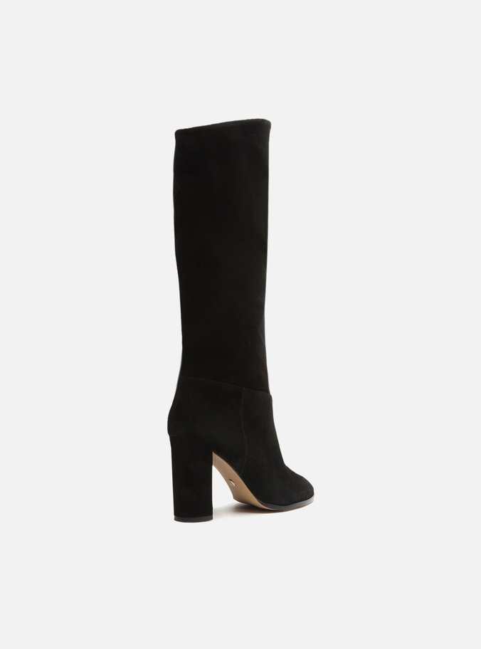 Bota Preta Acamurçada Cano Longo Hailey