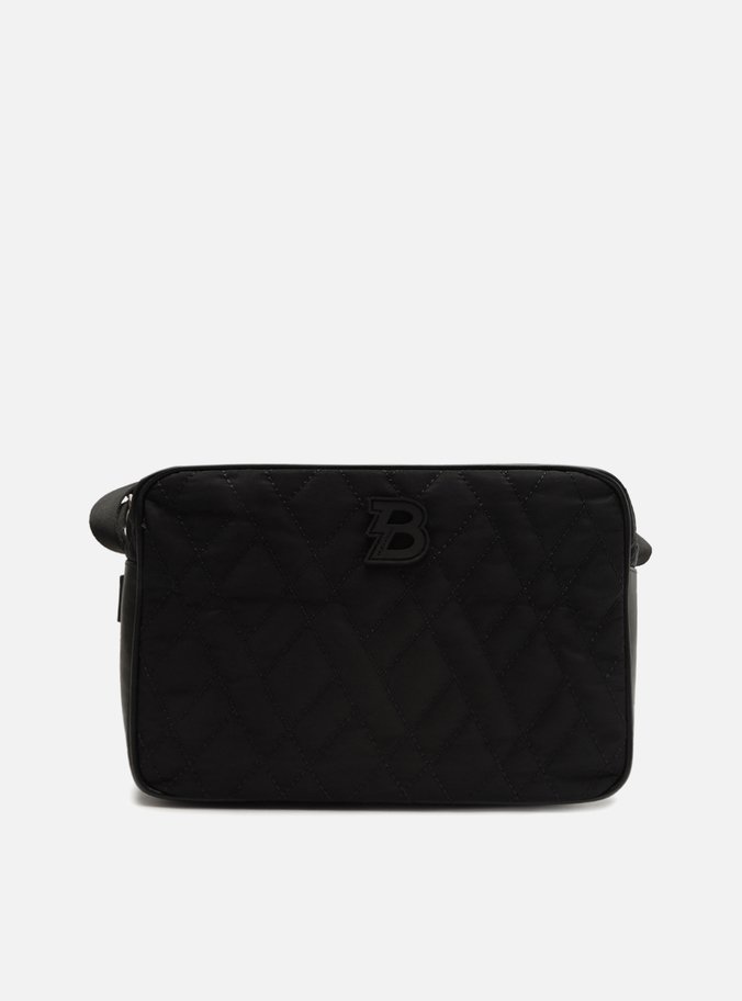 Bolsa Tiracolo Preta Nylon Eletrizzante Média