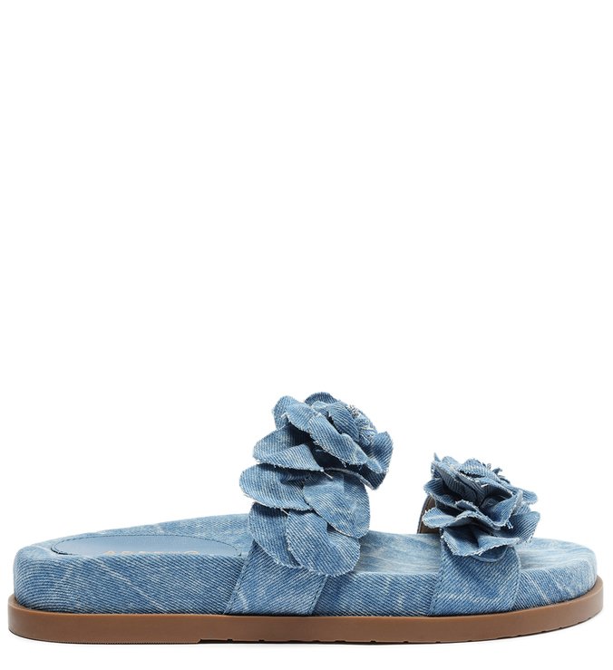 Rasteira Azul Jeans Antônia