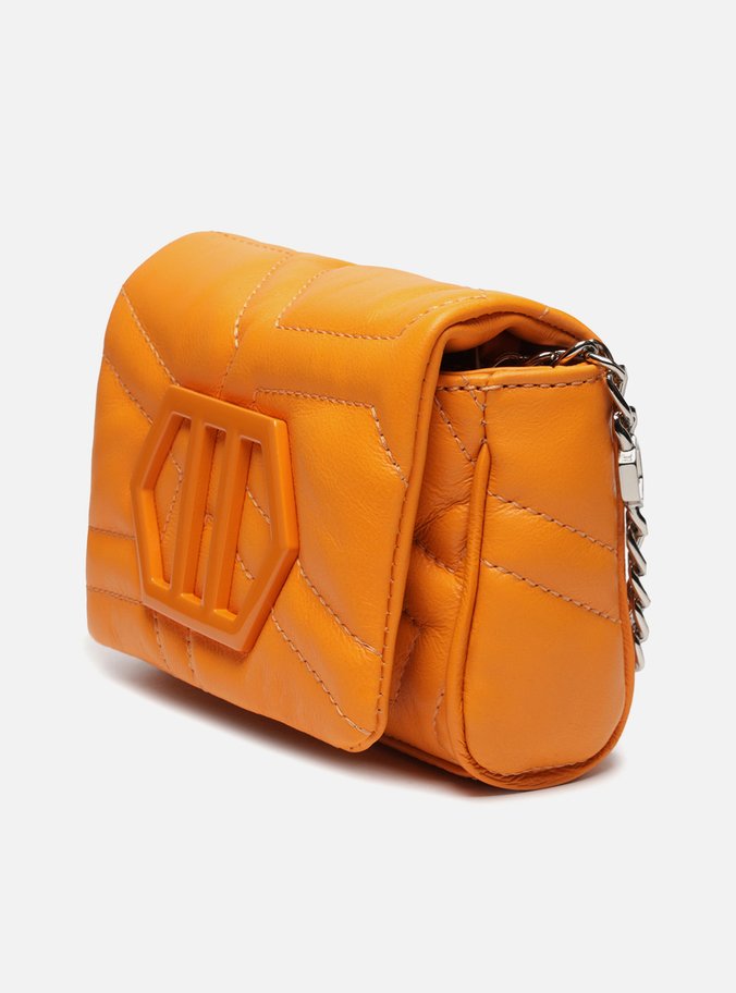 Bolsa Tiracolo Laranja Couro Emma