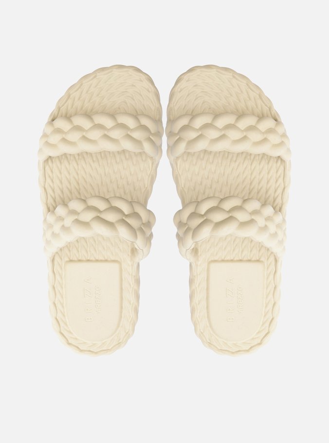 Sandália Branca Flatform Marrocos Up