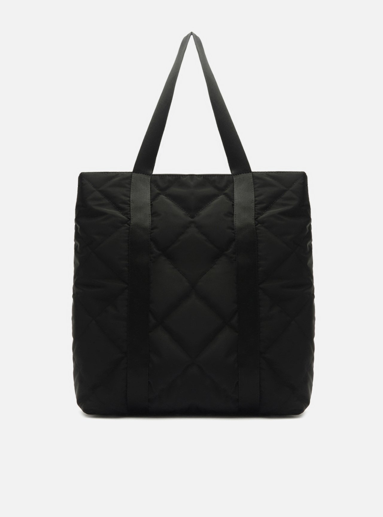 Bolsa Shopping Preta Grande Matelassê Brizza — foto 3