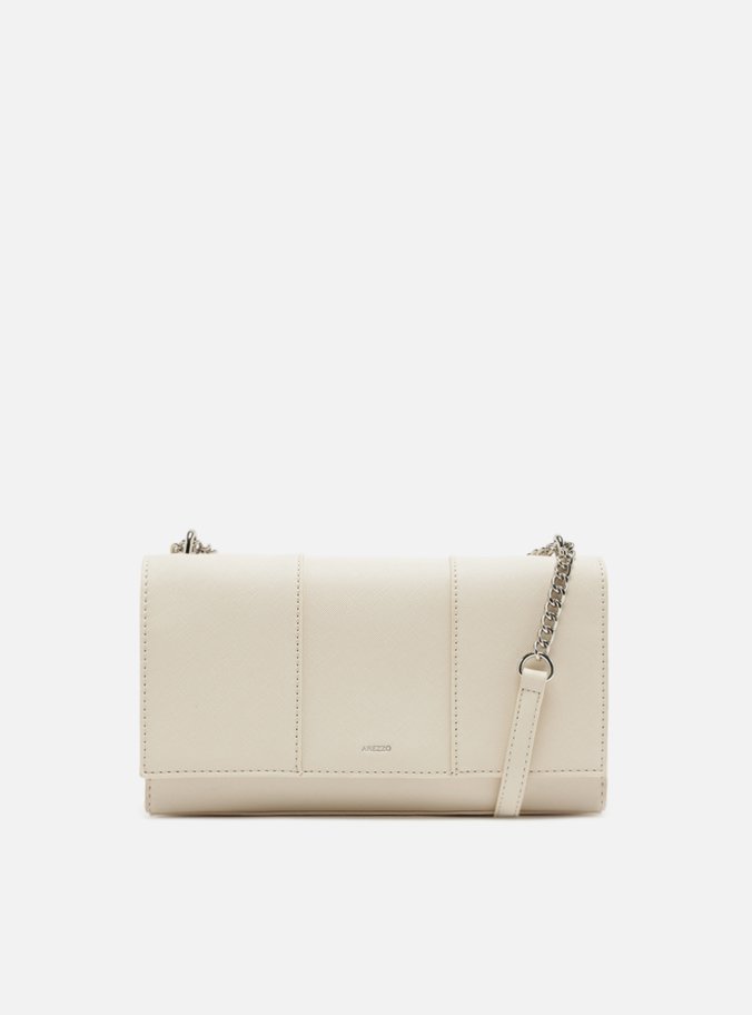 Bolsa Tiracolo Off-White Média Recortes