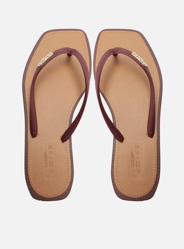 Chinelo de Dedo Vermelho Square Recouro Brizza