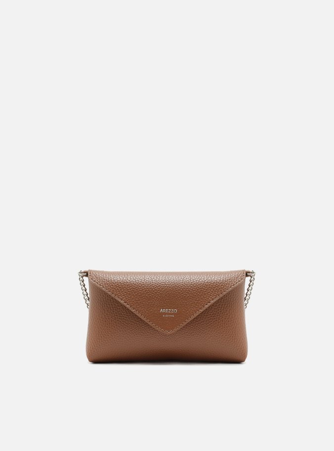 Bolsa Tiracolo Marrom Clara Giorno Pequena Envelope