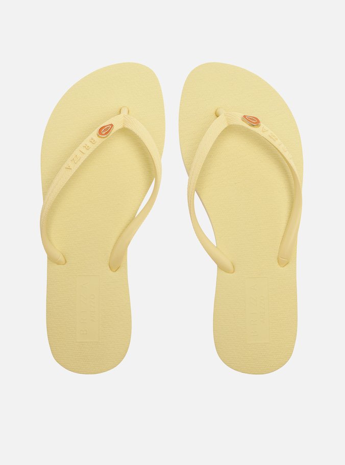 Chinelo de Dedo Rosa Flatform Metais Brizza