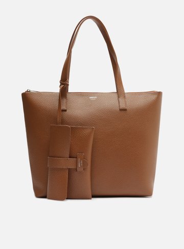 Bolsa Shopping Marrom Mercato Grande