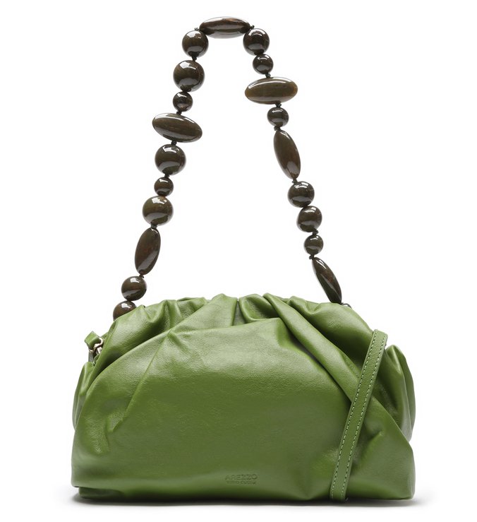 Bolsa Tiracolo Couro Amanda Média Gaia Green