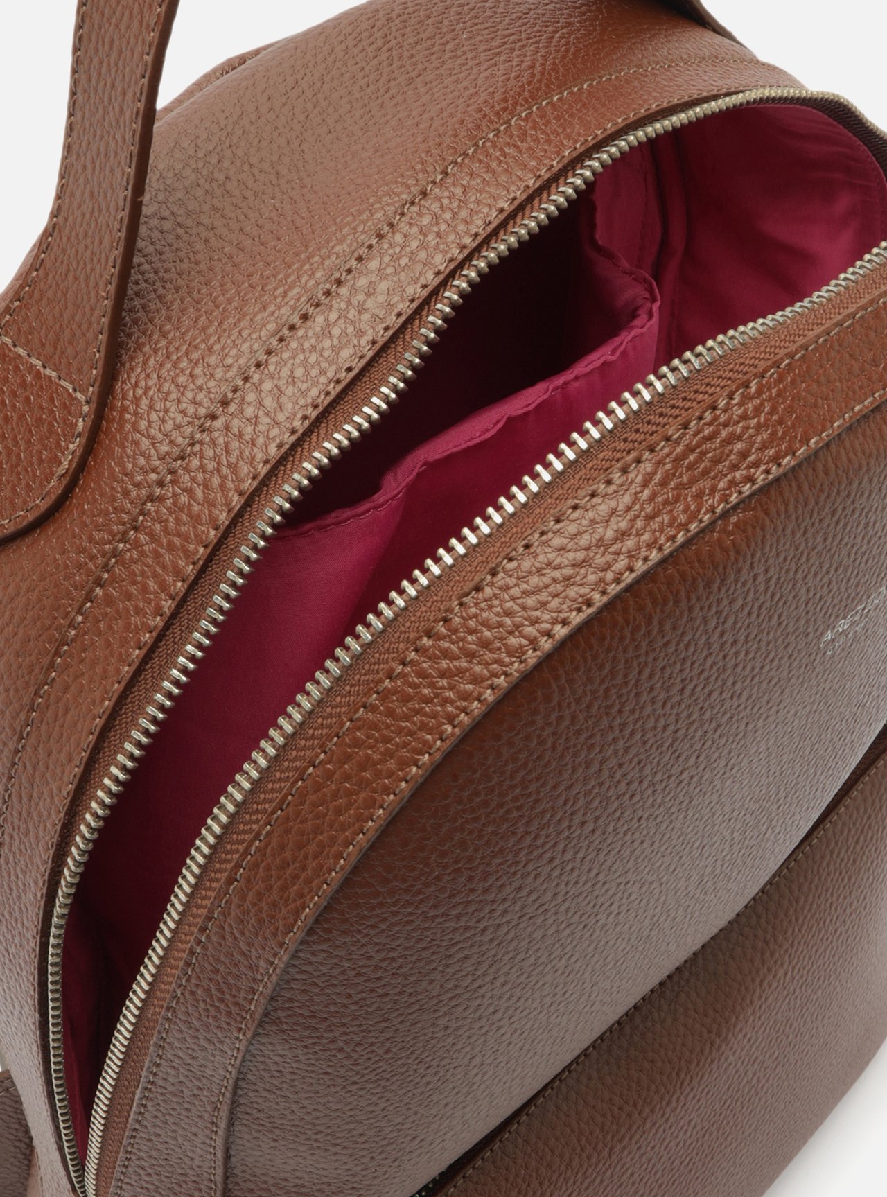 Mochila Marrom Camel Grande — foto 4