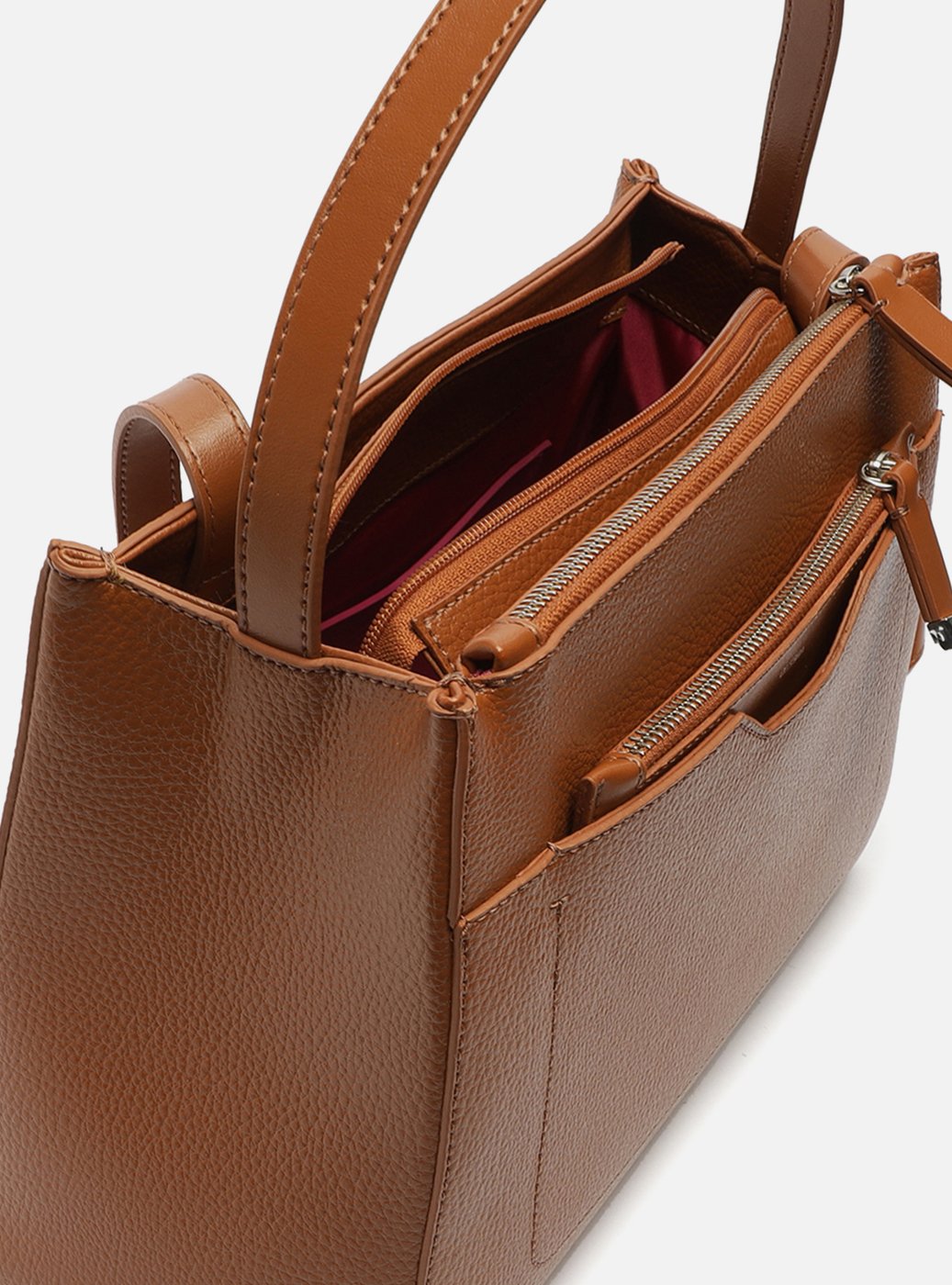 Bolsa Tote Marrom Emilly Grande Pouch — foto 4