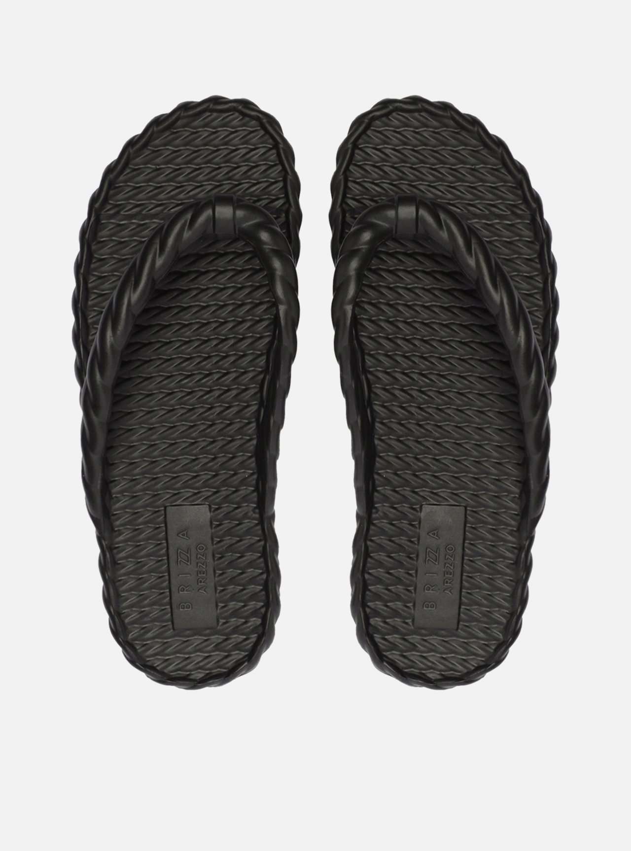 Chinelo de Dedo Preto Marrocos Brizza — foto 1