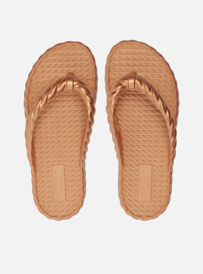 Sandália Marrom Flatform Marrocos Mid