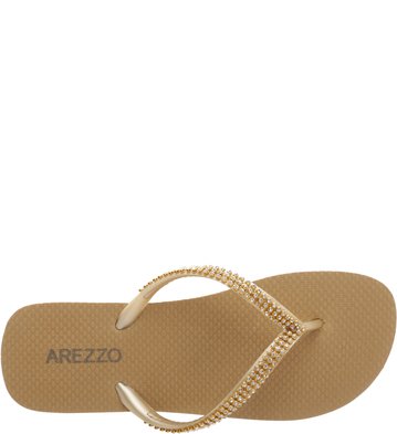 Kit Chinelo Glam Nude Pedrarias