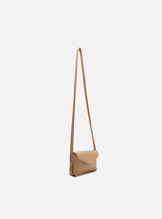Bolsa Tiracolo Bege Pequena Envelope